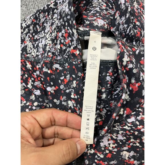 Lululemon Align Pant 4 Nulu 28" Water Blossom Multi Color Yoga Workout Gym Run - Picture 4 of 13